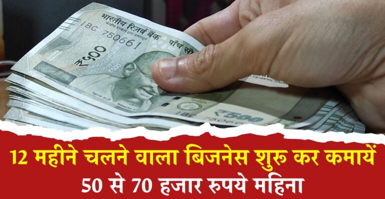 12 महीने चलने वाला बिजनेस